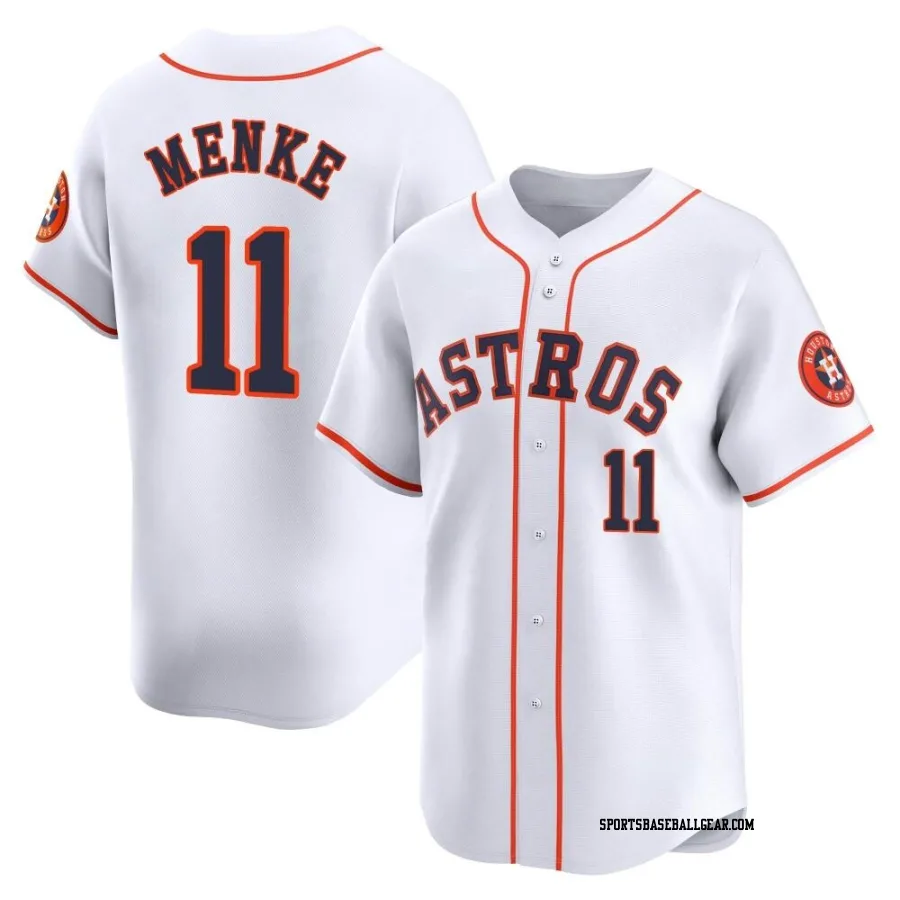 Denis Menke Youth Houston Astros White Limited Home Jersey