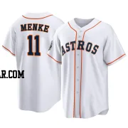 Denis Menke Youth Houston Astros White Replica 2022 World Series Home Jersey