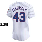 Dennis Eckersley Men's Chicago Cubs White Elite Home Jersey