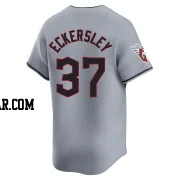 Dennis Eckersley Men's Cleveland Guardians Gray Limited Road Jersey