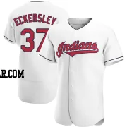 Dennis Eckersley Men's Cleveland Guardians White Authentic Home Jersey