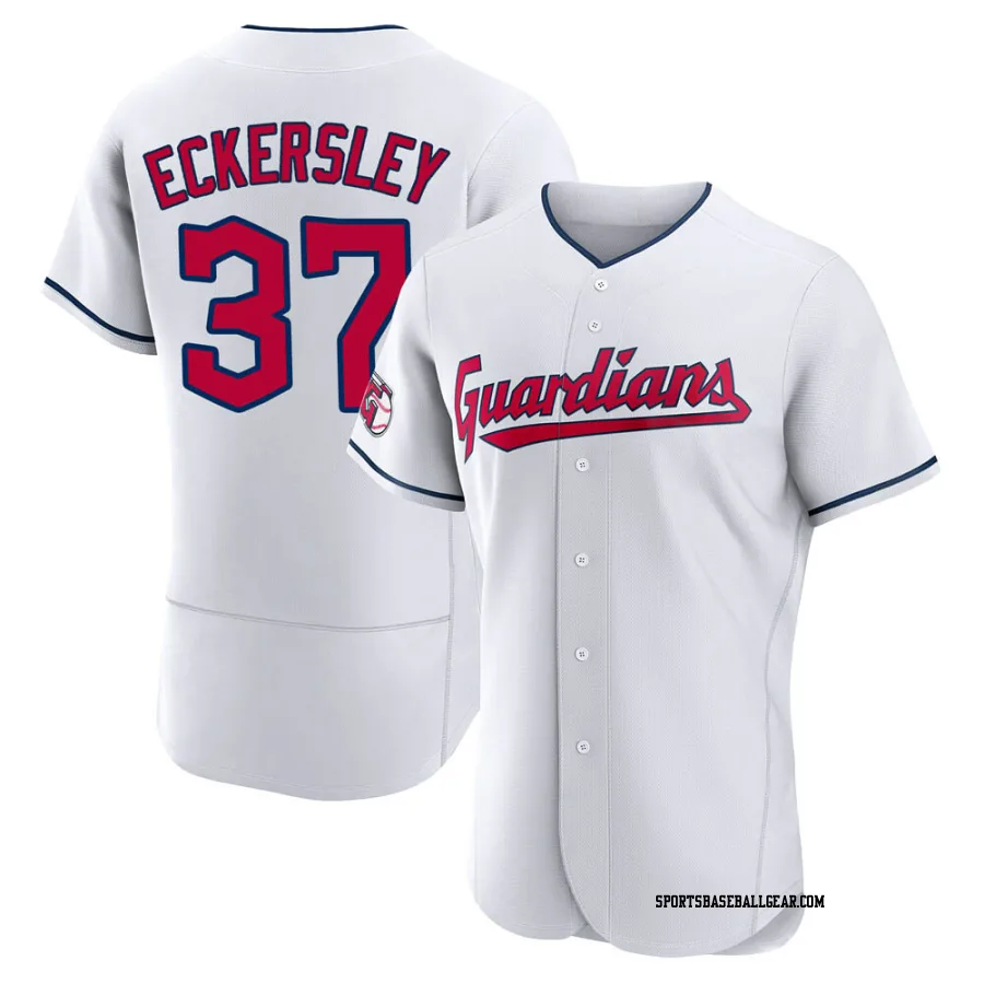 Dennis Eckersley Men's Cleveland Guardians White Authentic Home Jersey