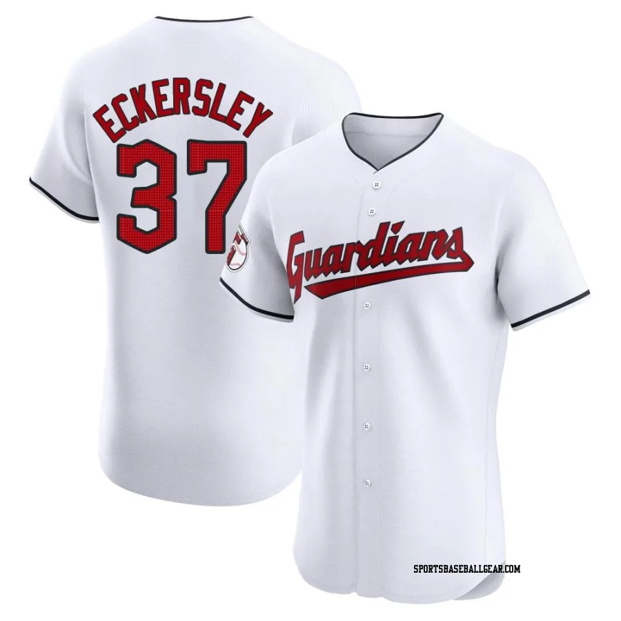 Dennis Eckersley Men's Cleveland Guardians White Elite Home Jersey