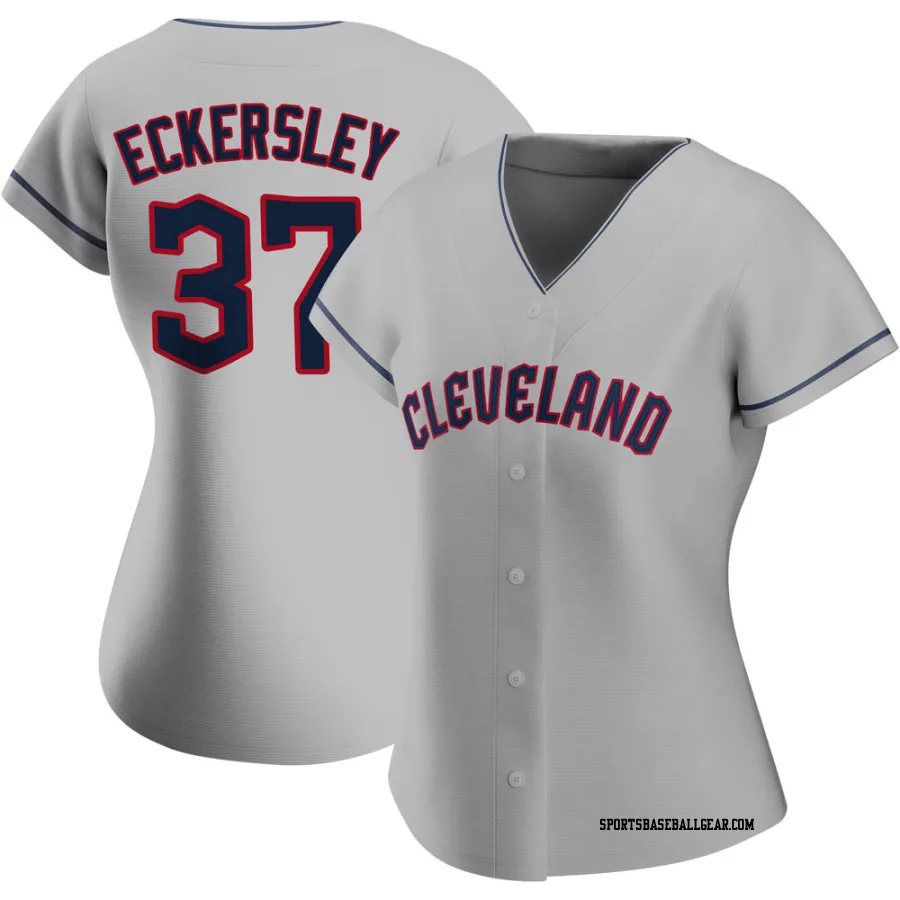 Dennis Eckersley Women's Cleveland Guardians Gray Replica Road Jersey