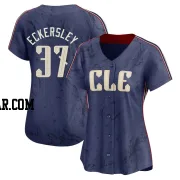 Dennis Eckersley Women's Cleveland Guardians Navy Limited 2024 City Connect Jersey