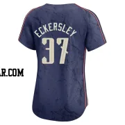 Dennis Eckersley Women's Cleveland Guardians Navy Limited 2024 City Connect Jersey