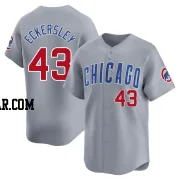 Dennis Eckersley Youth Chicago Cubs Gray Limited Road Jersey