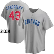 Dennis Eckersley Youth Chicago Cubs Gray Replica Road Jersey