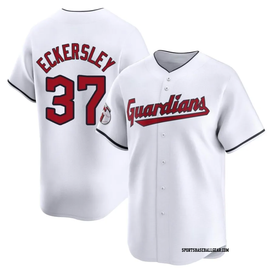 Dennis Eckersley Youth Cleveland Guardians White Limited Home Jersey