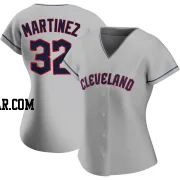 Dennis Martinez Women's Cleveland Guardians Gray Authentic Road Jersey