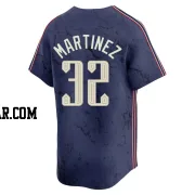 Dennis Martinez Youth Cleveland Guardians Navy Limited 2024 City Connect Jersey