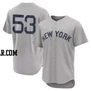 Dennis Santana Men's New York Yankees Gray Authentic 2021 Field of Dreams Jersey