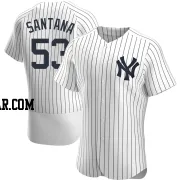 Dennis Santana Men's New York Yankees White Authentic Home Jersey