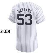 Dennis Santana Men's New York Yankees White Elite Home Jersey