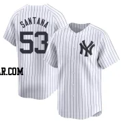 Dennis Santana Men's New York Yankees White Limited Yankee Home Jersey