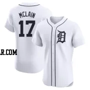 Denny McLain Men's Detroit Tigers White Elite Home Jersey