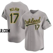 Denny Mclain Men's Oakland Athletics Gray Limited Away Jersey