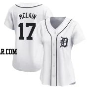 Denny McLain Women's Detroit Tigers White Limited Home Jersey