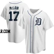 Denny McLain Youth Detroit Tigers White Replica Home Jersey