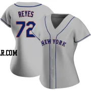 Denyi Reyes Women's New York Mets Gray Authentic Road Jersey