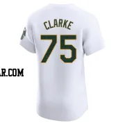 Denzel Clarke Men's Oakland Athletics White Elite Home Jersey