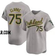 Denzel Clarke Youth Oakland Athletics Gray Limited Away Jersey