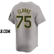 Denzel Clarke Youth Oakland Athletics Gray Limited Away Jersey