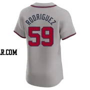 Dereck Rodriguez Men's Atlanta Braves Gray Elite Road Jersey