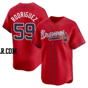 Dereck Rodriguez Men's Atlanta Braves Red Limited Alternate Jersey