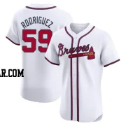 Dereck Rodriguez Men's Atlanta Braves White Elite Home Jersey