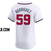 Dereck Rodriguez Men's Atlanta Braves White Elite Home Jersey