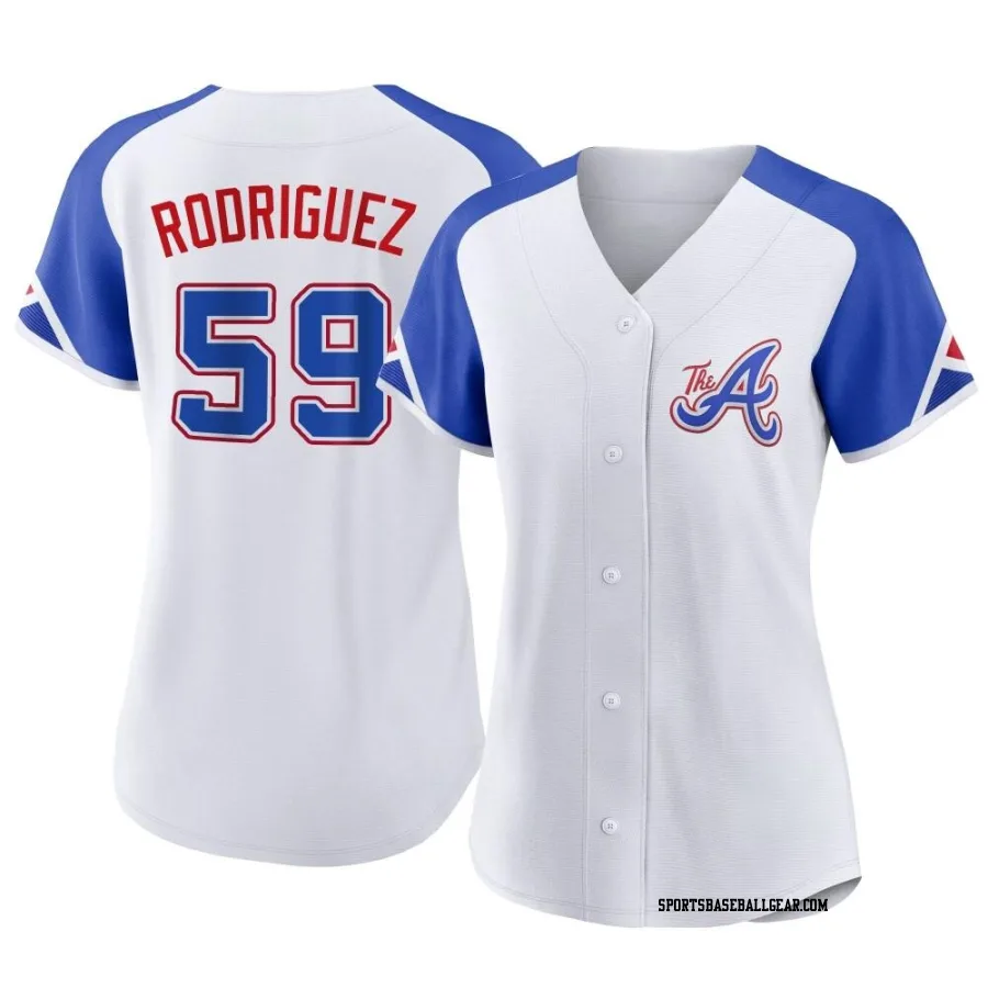 Dereck Rodriguez Women's Atlanta Braves White Authentic 2023 City Connect Jersey