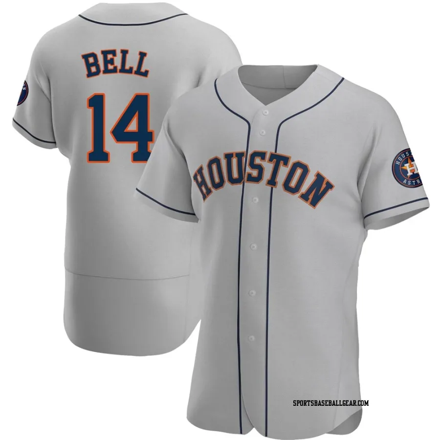 Derek Bell Men's Houston Astros Gray Authentic Road Jersey