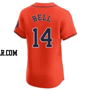 Derek Bell Men's Houston Astros Orange Elite Alternate Vapor Premier Jersey