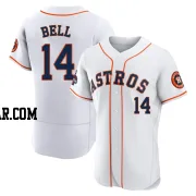 Derek Bell Men's Houston Astros White Authentic 2022 World Series Champions Home Jersey