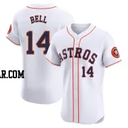 Derek Bell Men's Houston Astros White Elite Home Jersey