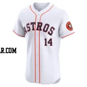 Derek Bell Men's Houston Astros White Elite Home Jersey