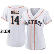 Derek Bell Women's Houston Astros White Authentic 2022 World Series Home Jersey