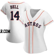 Derek Bell Women's Houston Astros White Replica Home Jersey