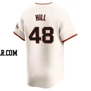 Derek Hill Men's San Francisco Giants Cream Elite Home Jersey