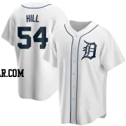 Derek Hill Youth Detroit Tigers White Replica Home Jersey