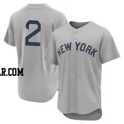 Derek Jeter Men's New York Yankees Gray Authentic 2021 Field of Dreams Jersey