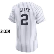 Derek Jeter Men's New York Yankees White Elite Home Jersey