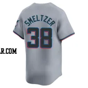 Devin Smeltzer Men's Miami Marlins Gray Limited Road Jersey