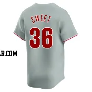 Devin Sweet Men's Philadelphia Phillies Gray Limited Away Jersey