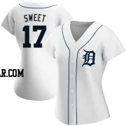 Devin Sweet Women's Detroit Tigers White Authentic Home Jersey