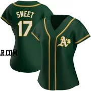 Devin Sweet Women's Oakland Athletics Green Authentic Alternate Jersey