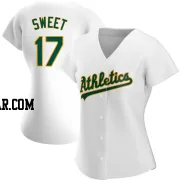 Devin Sweet Women's Oakland Athletics White Replica Home Jersey