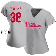 Devin Sweet Women's Philadelphia Phillies Gray Authentic Road Jersey