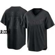 Devin Sweet Youth Detroit Tigers Black Replica Pitch Fashion Jersey